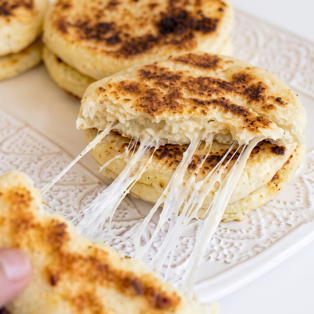 Cheese Arepa (Arepa de Queso).